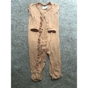 Spearmintlove ruffle footie romper